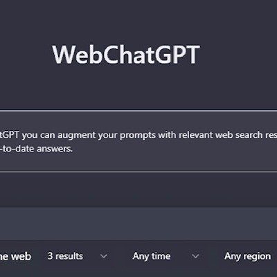 WebChatGPT：可访问互联网的 ChatGPT