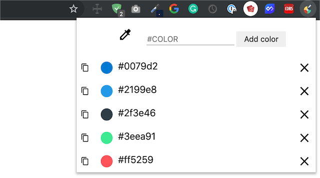 Color Saver插件,网页取色器工具