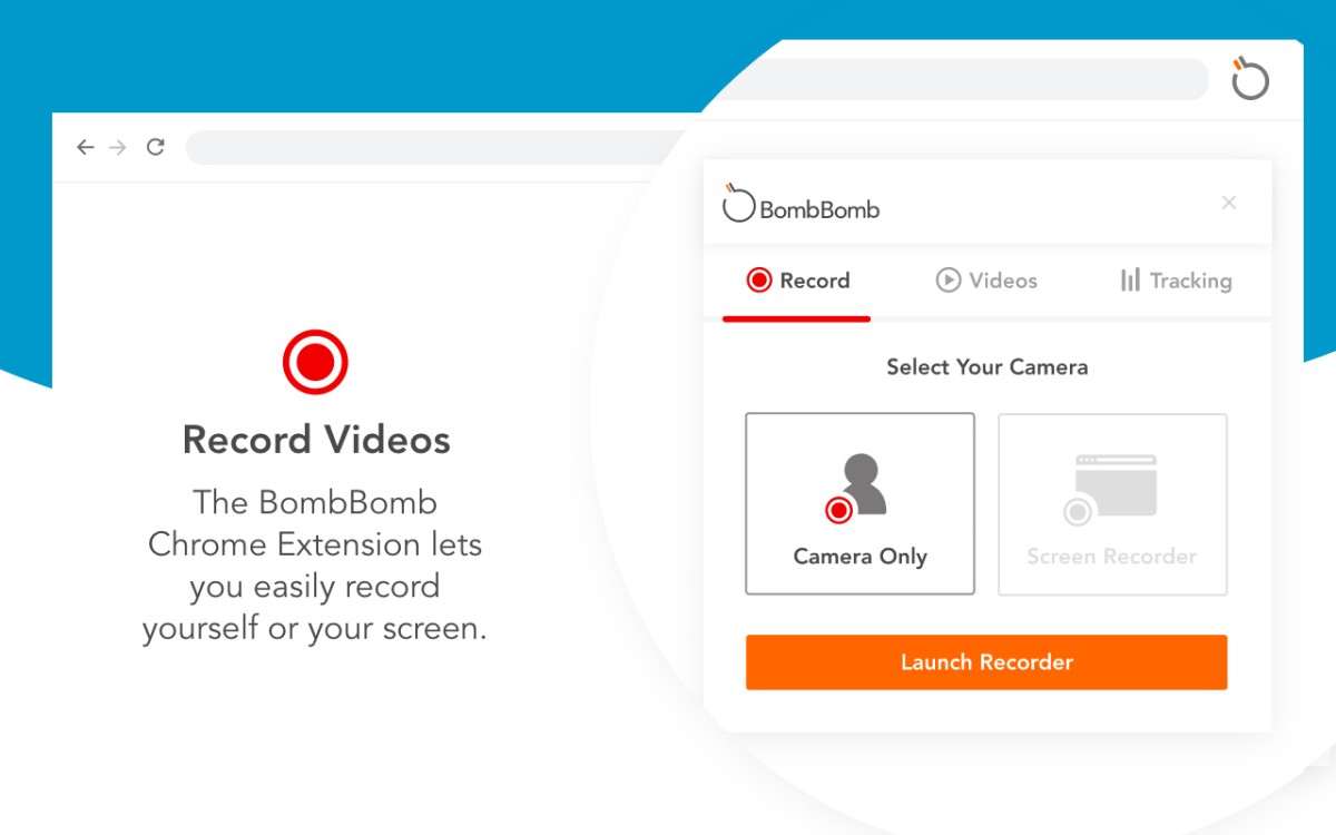 BombBomb Video插件，Chrome浏览器网页录屏机
