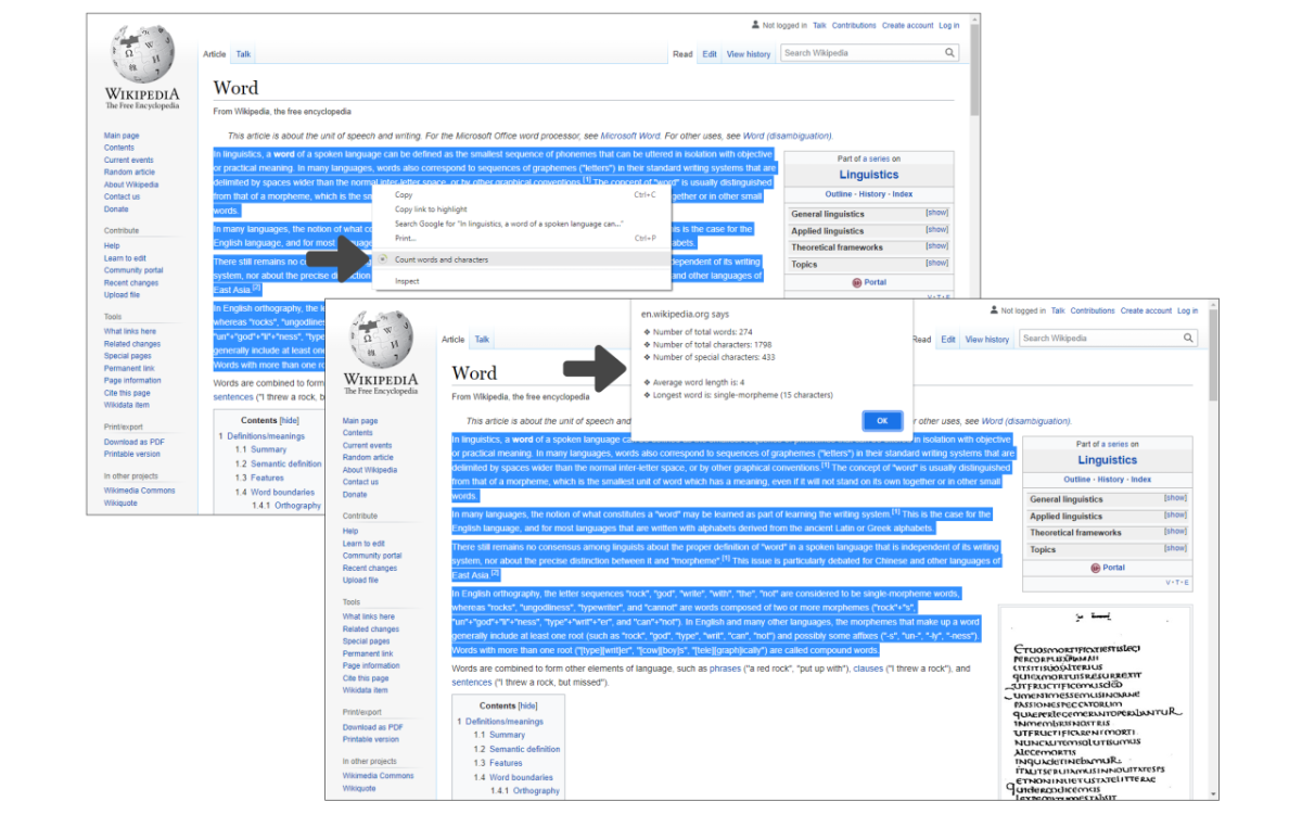 Word Counter插件,网页文本字数统计工具