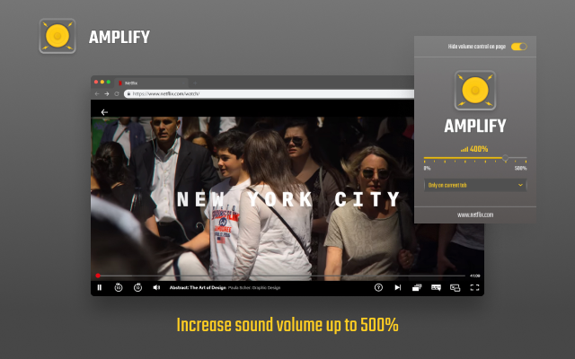 Amplify-网页音量调节器